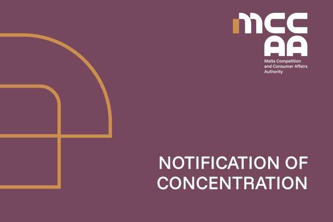 Notification of Concentration