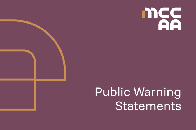 Public Warning Statements 03.08.2026